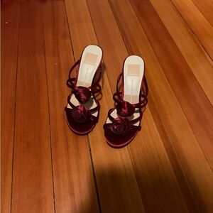 Dolce Vita Burgundy Strappy Heels New Size 6